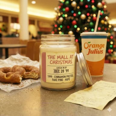 The Mall at Christmas view 1